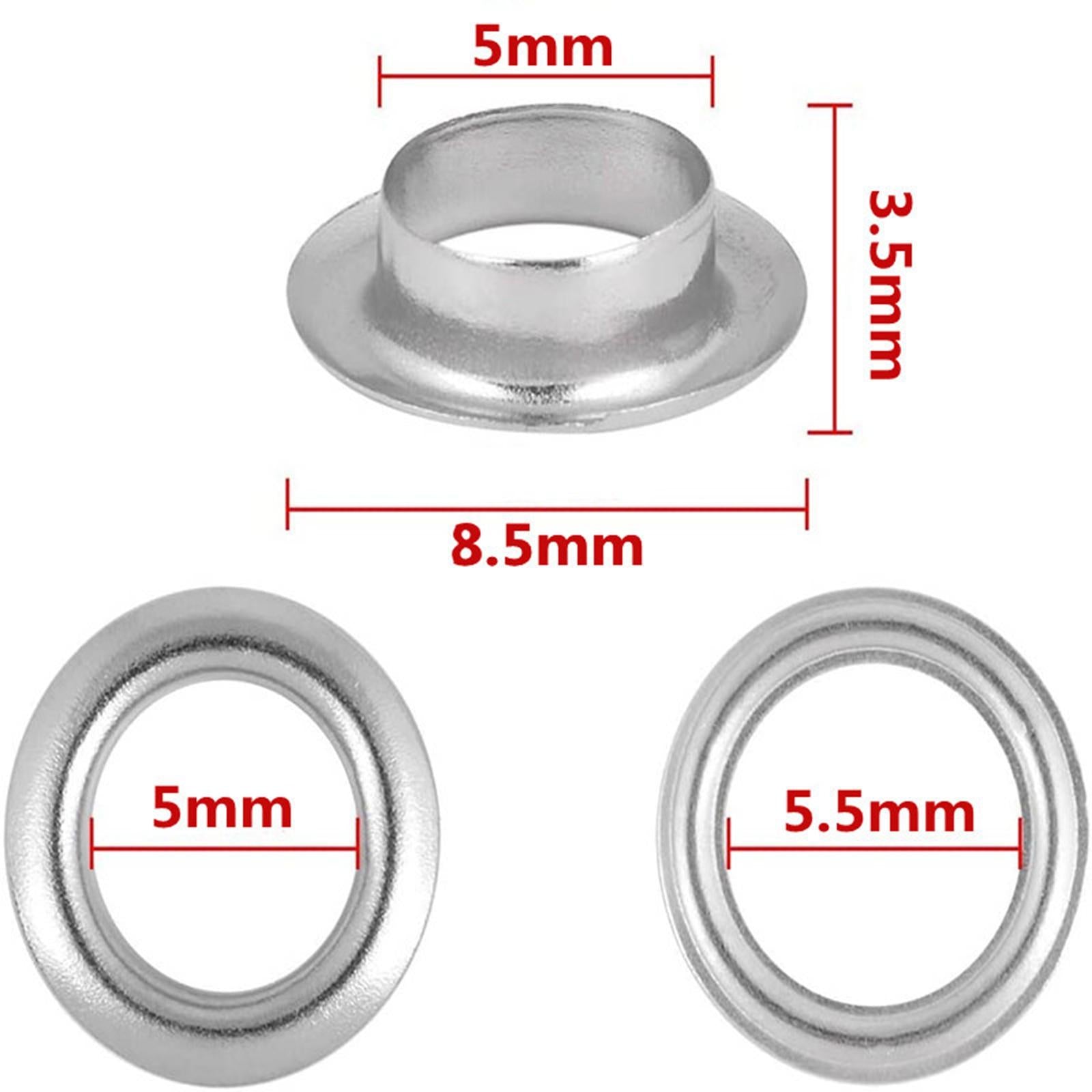 Eyelets Grommets Tool Kit Canvas Bags Belt Banner Craft Clothing 400 sets