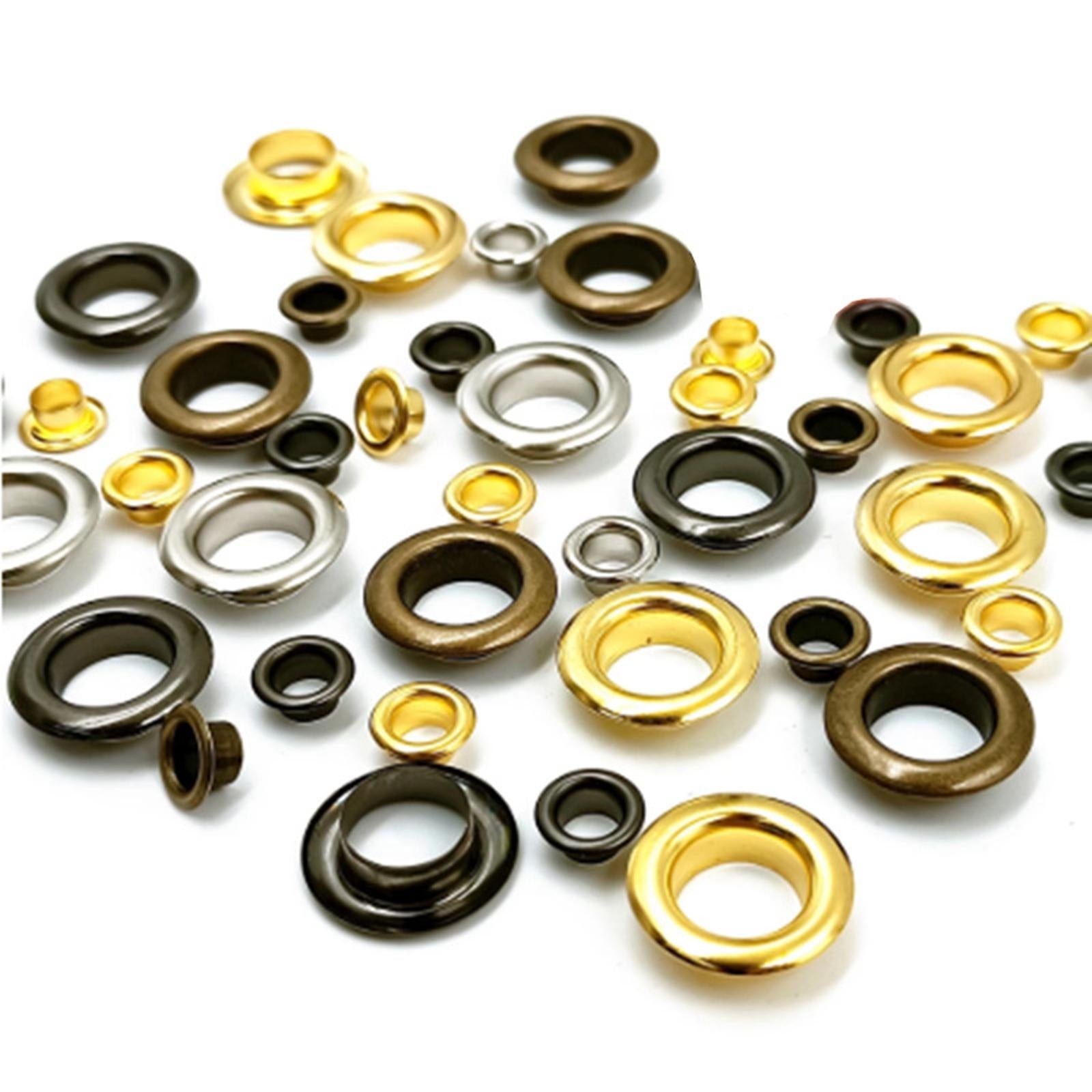 Eyelets Grommets Tool Kit Canvas Bags Belt Banner Craft Clothing 400 sets