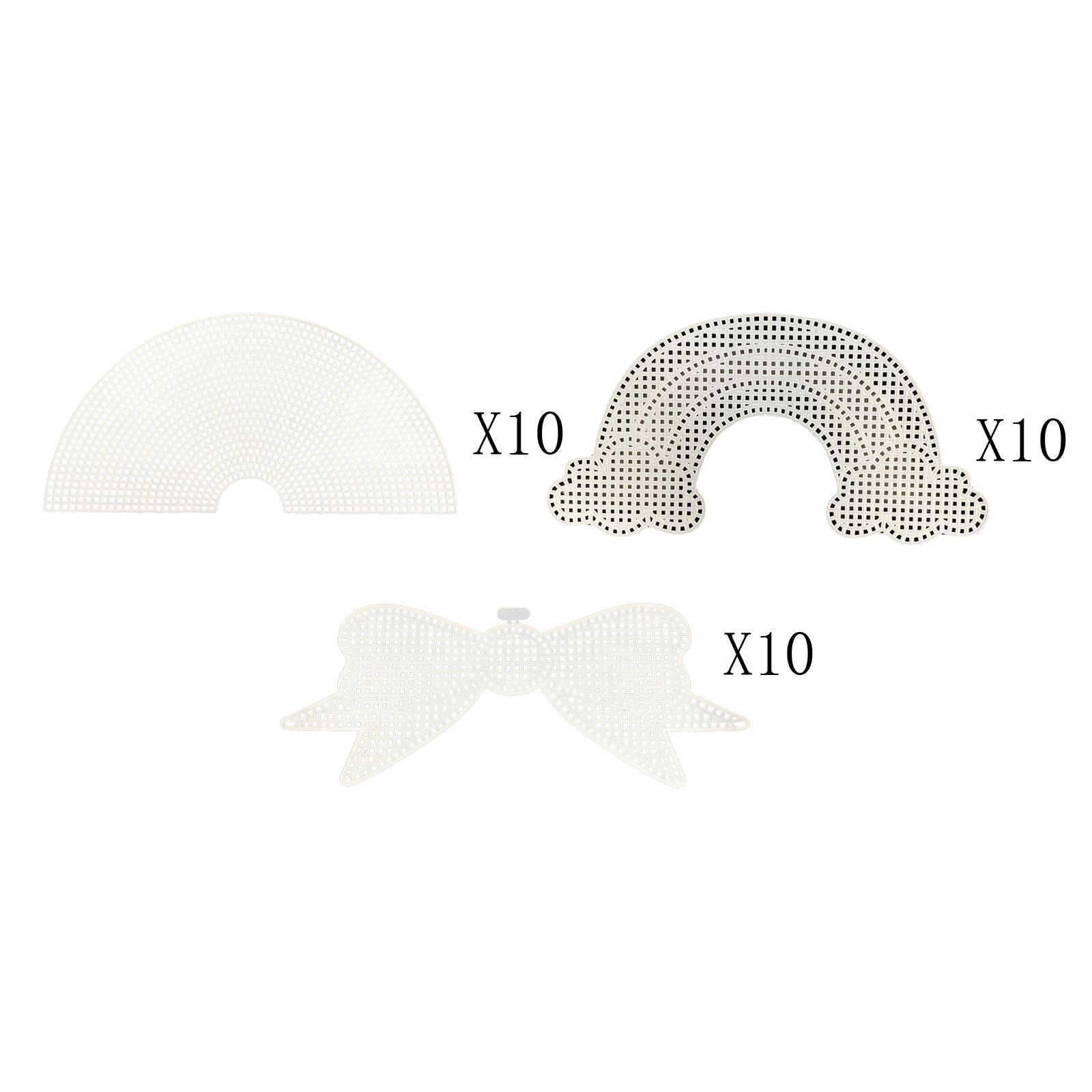 Plastic mesh Sheets Bag Making Knitting Mesh Sheets DIY Bag Tool B
