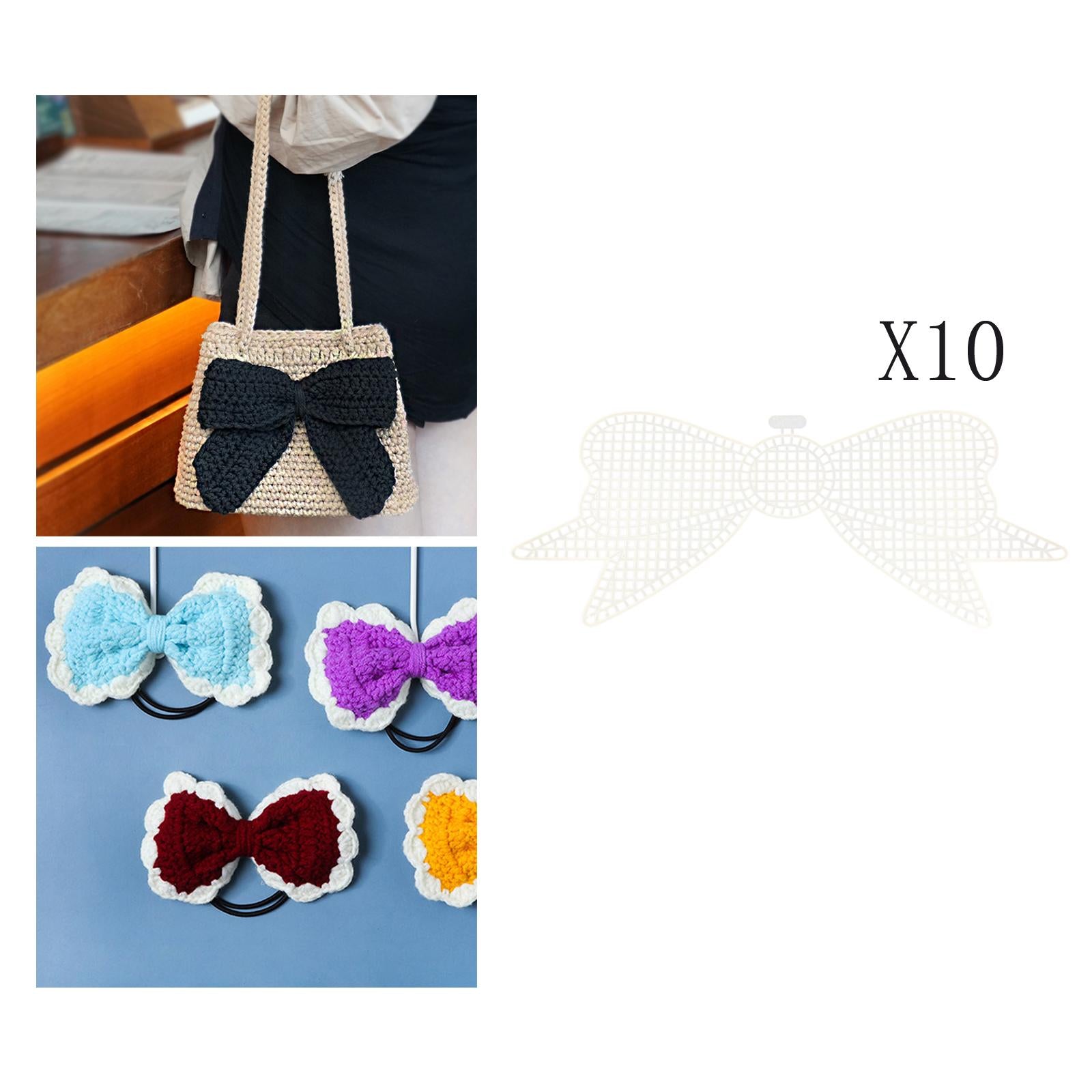 Plastic mesh Sheets Bag Making Knitting Mesh Sheets DIY Bag Tool C