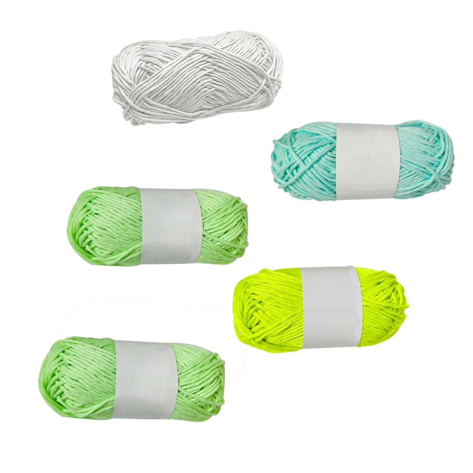 Creative Luminous Yarn DIY Weave 70Meters 2mm for Knitting Crochet Carpet White
