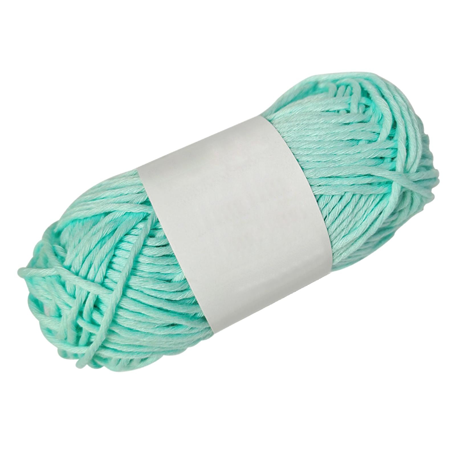 Creative Luminous Yarn DIY Weave 70Meters 2mm for Knitting Crochet Carpet Blue