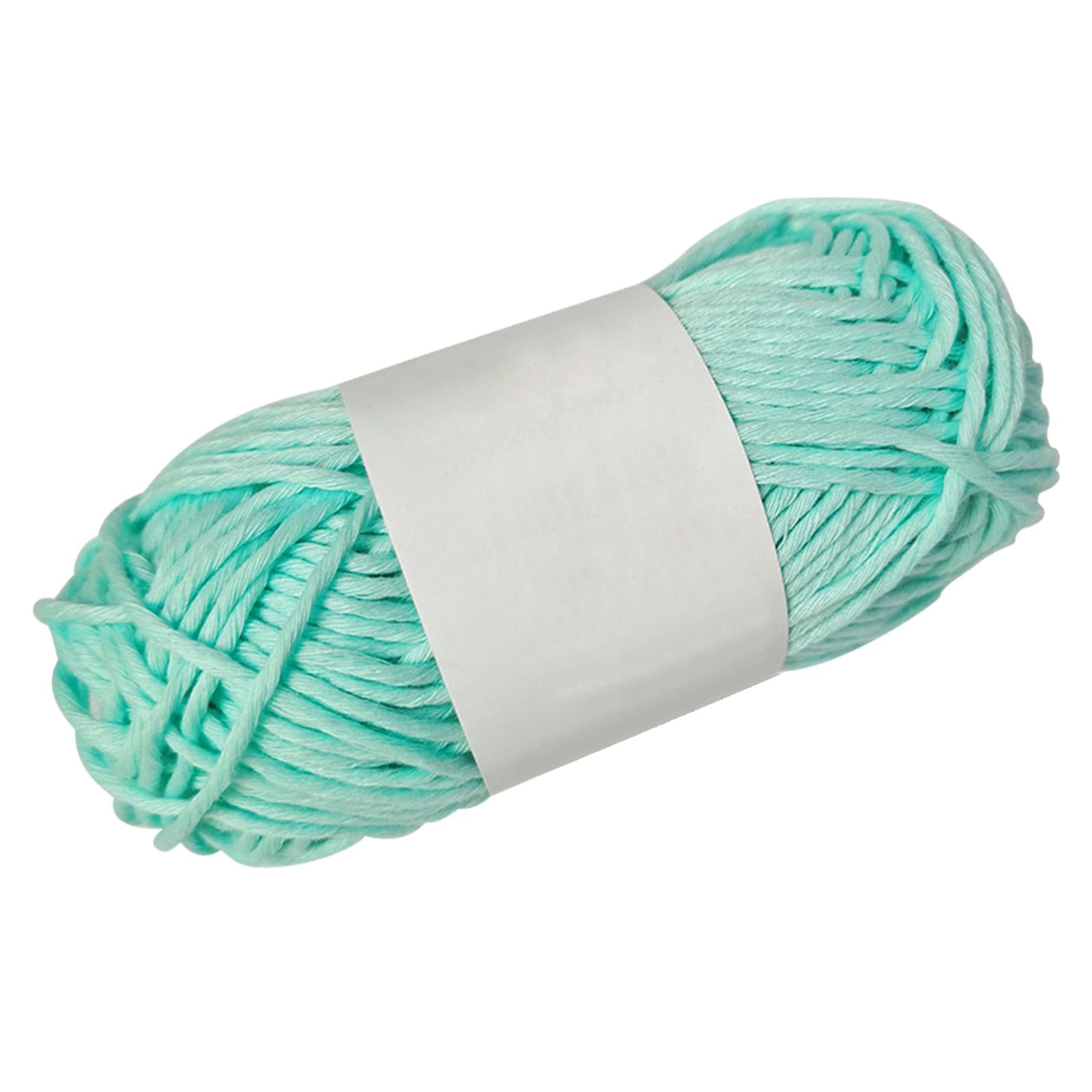 Creative Luminous Yarn DIY Weave 70Meters 2mm for Knitting Crochet Carpet Blue