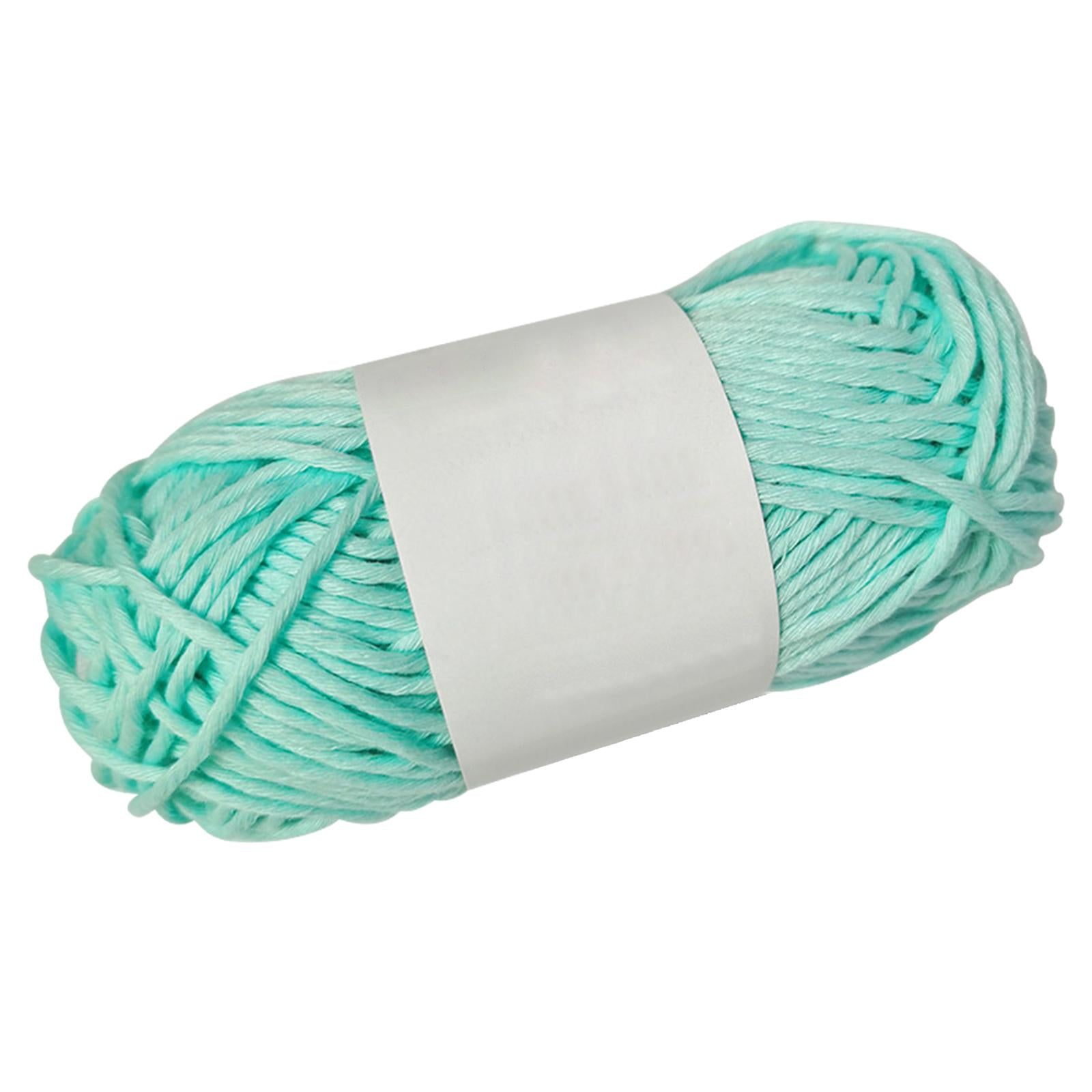 Creative Luminous Yarn DIY Weave 70Meters 2mm for Knitting Crochet Carpet Blue