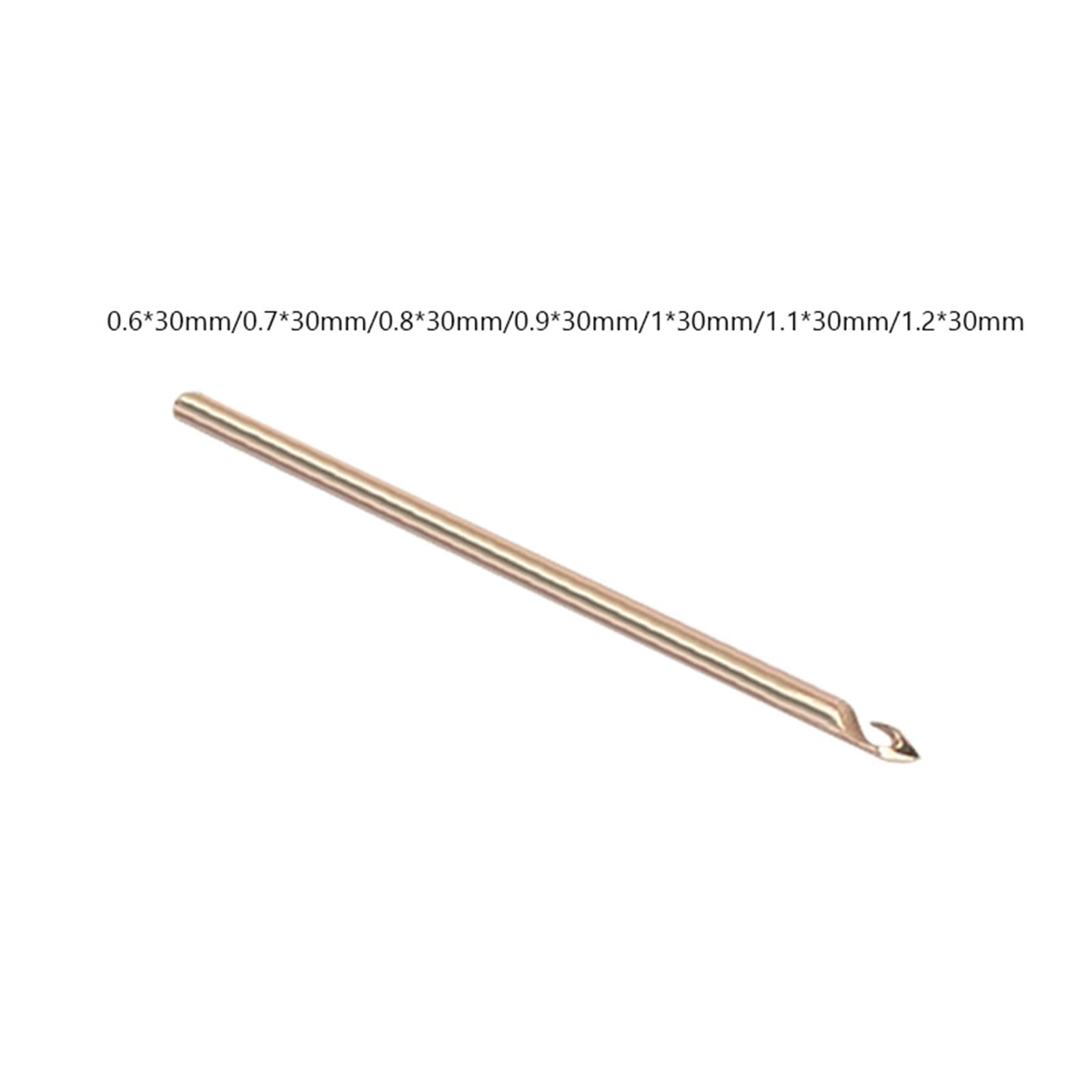 Replacement Punch Needle Crochet Hooks for Stitching Weaving 0.6mm 30mm
