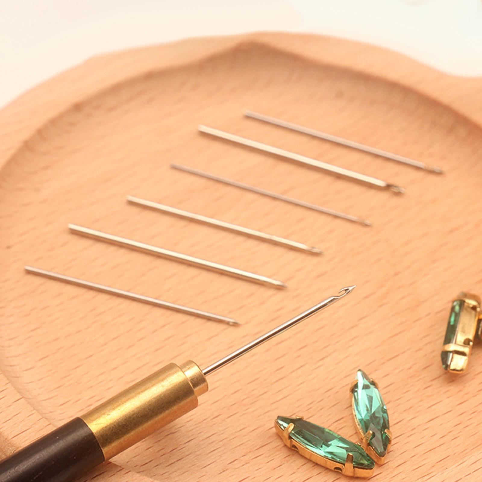 Replacement Punch Needle Crochet Hooks for Stitching Weaving 0.8mm 30mm
