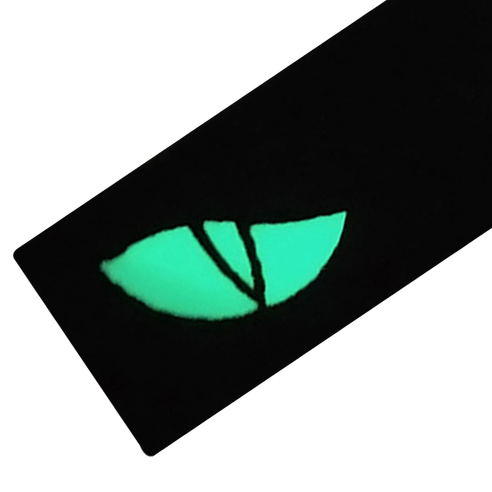 Cat Eye Patches of Morale Glow The Dark Armband Badges for Helmet Bags Black