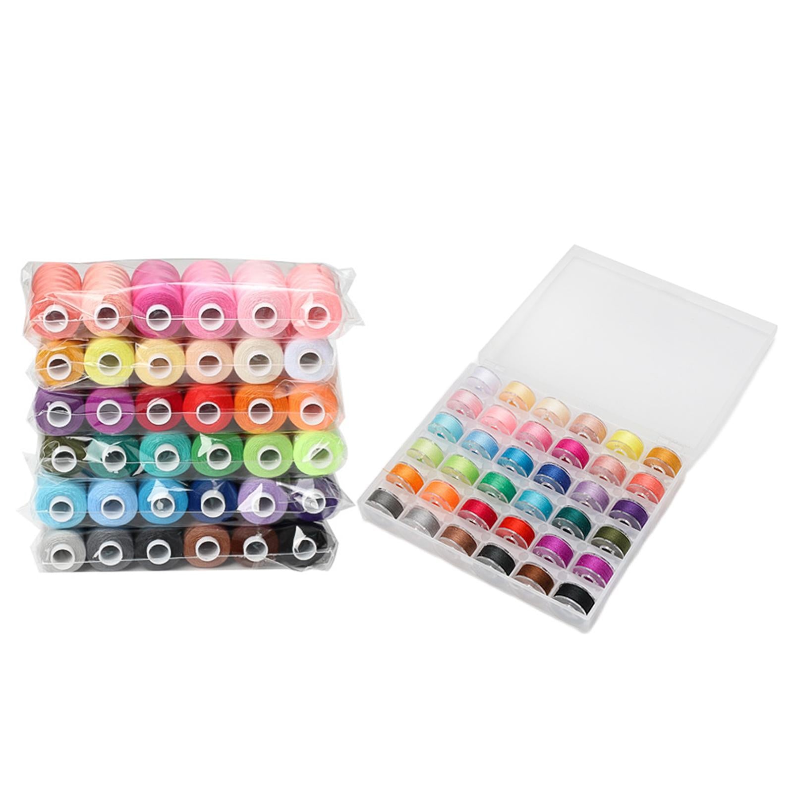 36Pcs Sewing Prewound Bobbins Set for Multiple Sewing Machine Hand Sewing