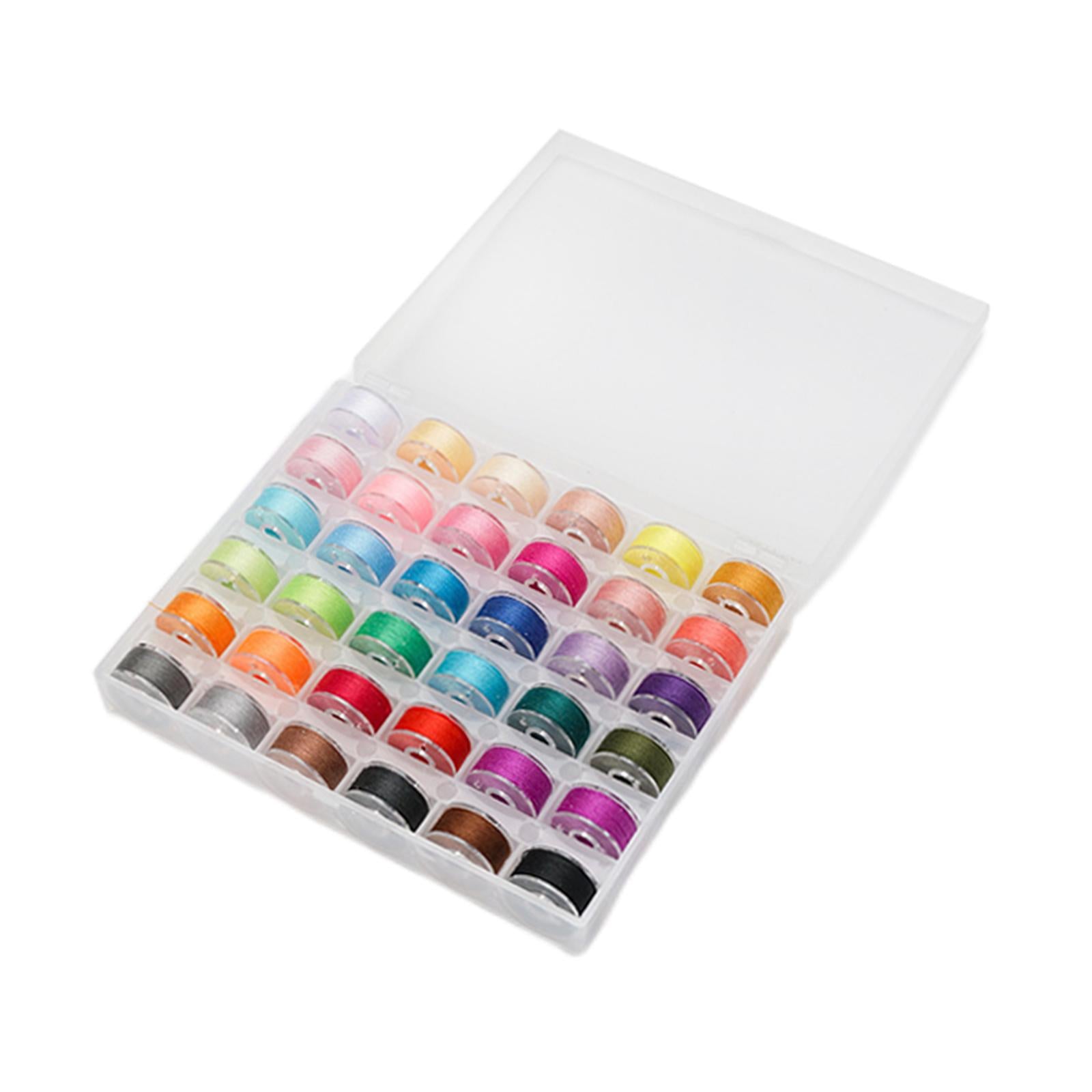 36Pcs Sewing Prewound Bobbins Set for Multiple Sewing Machine Hand Sewing
