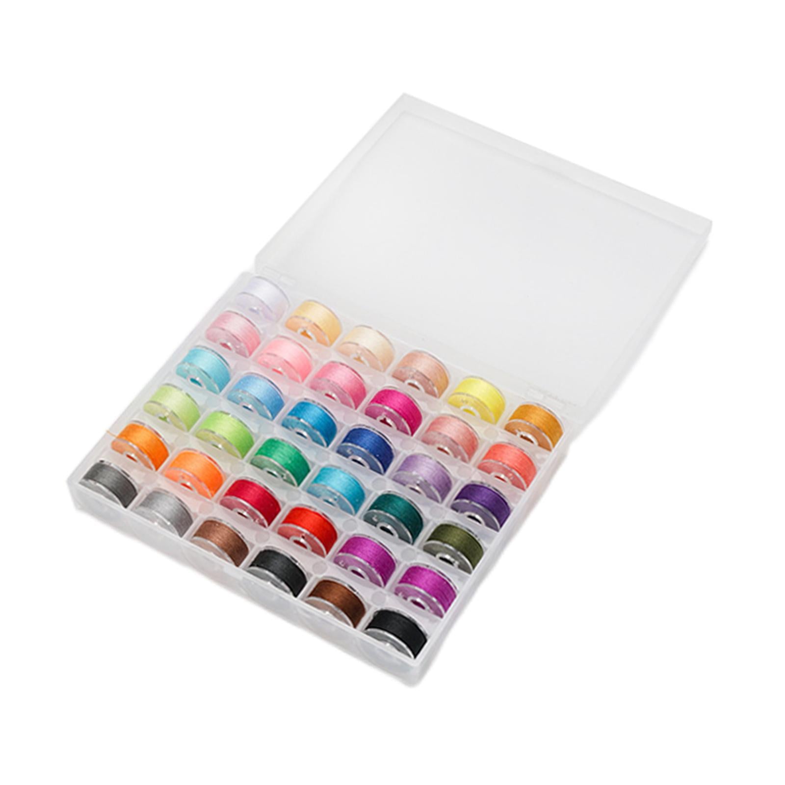 36Pcs Sewing Prewound Bobbins Set for Multiple Sewing Machine Hand Sewing