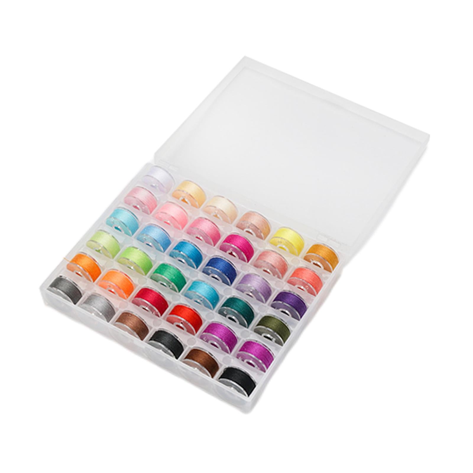 36Pcs Sewing Prewound Bobbins Set for Multiple Sewing Machine Hand Sewing