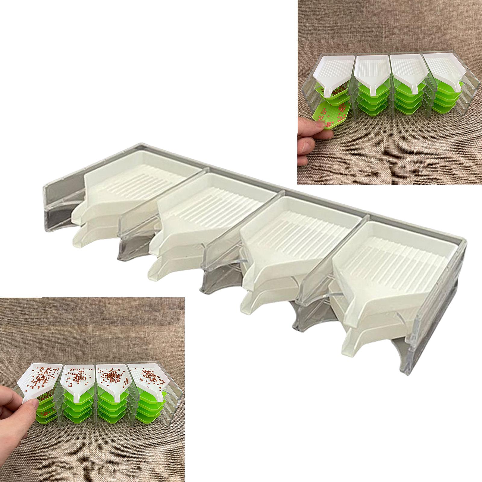 Double Layer Storage Stand with Drill Tray Container for Diamond Painting