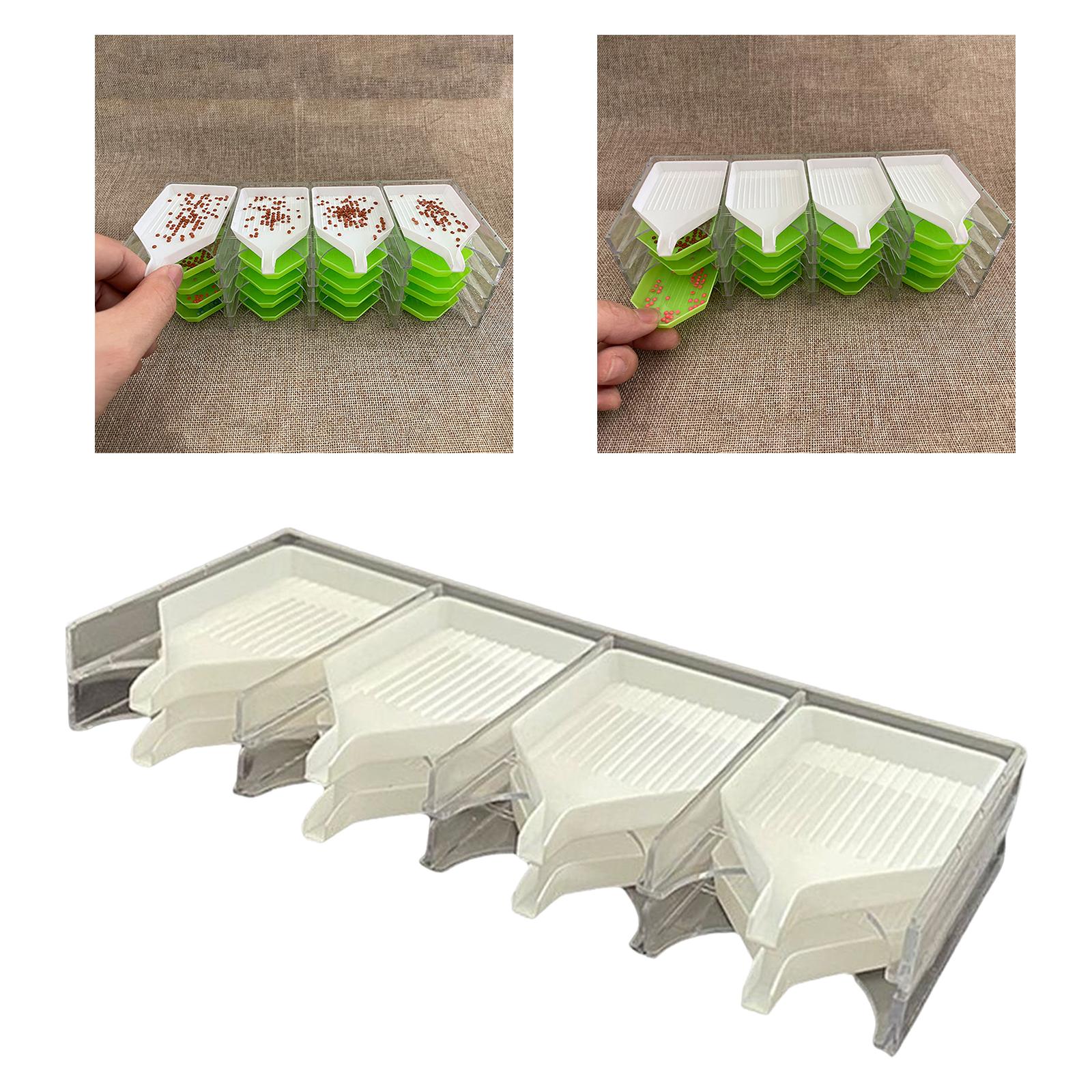 Double Layer Storage Stand with Drill Tray Container for Diamond Painting