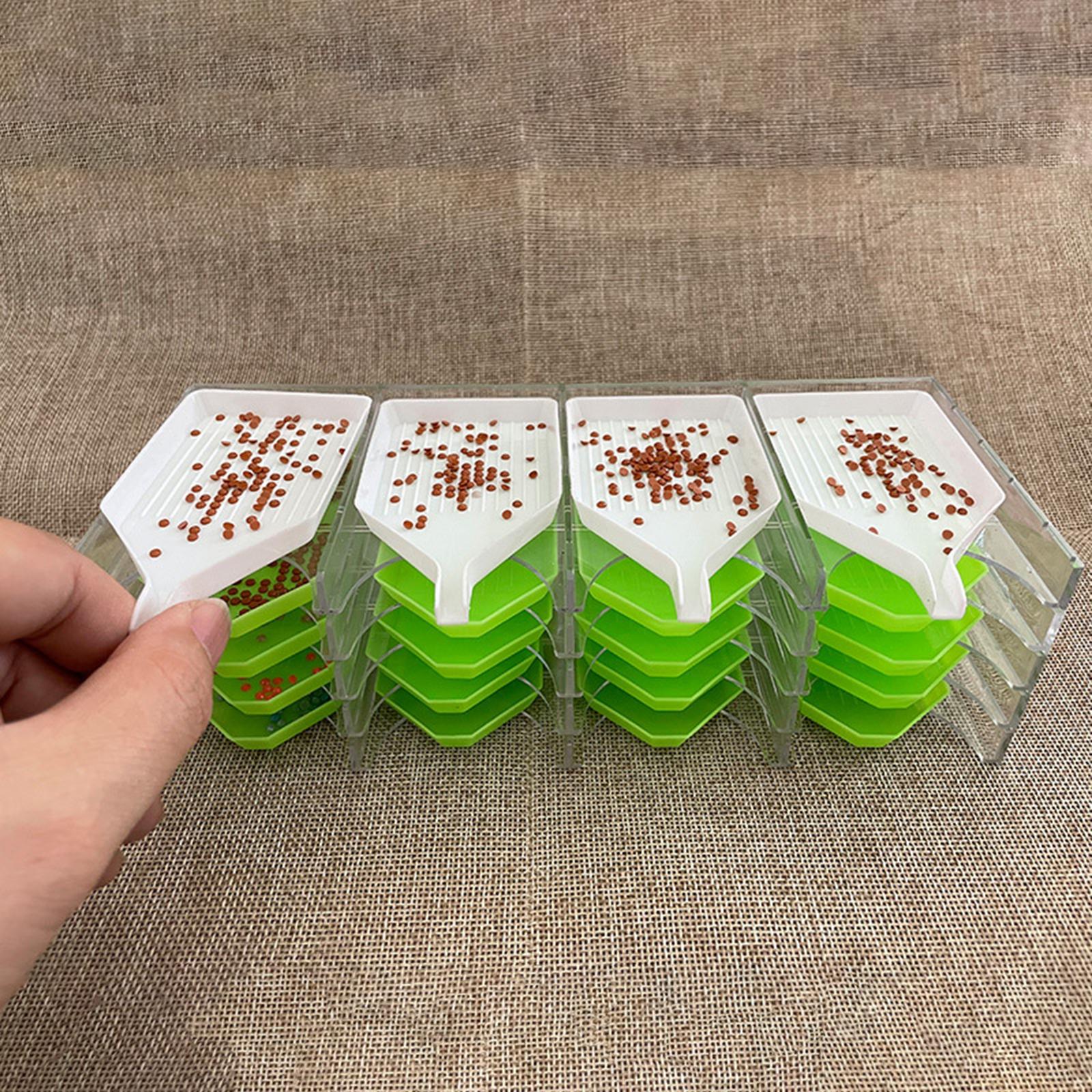 Double Layer Storage Stand with Drill Tray Container for Diamond Painting