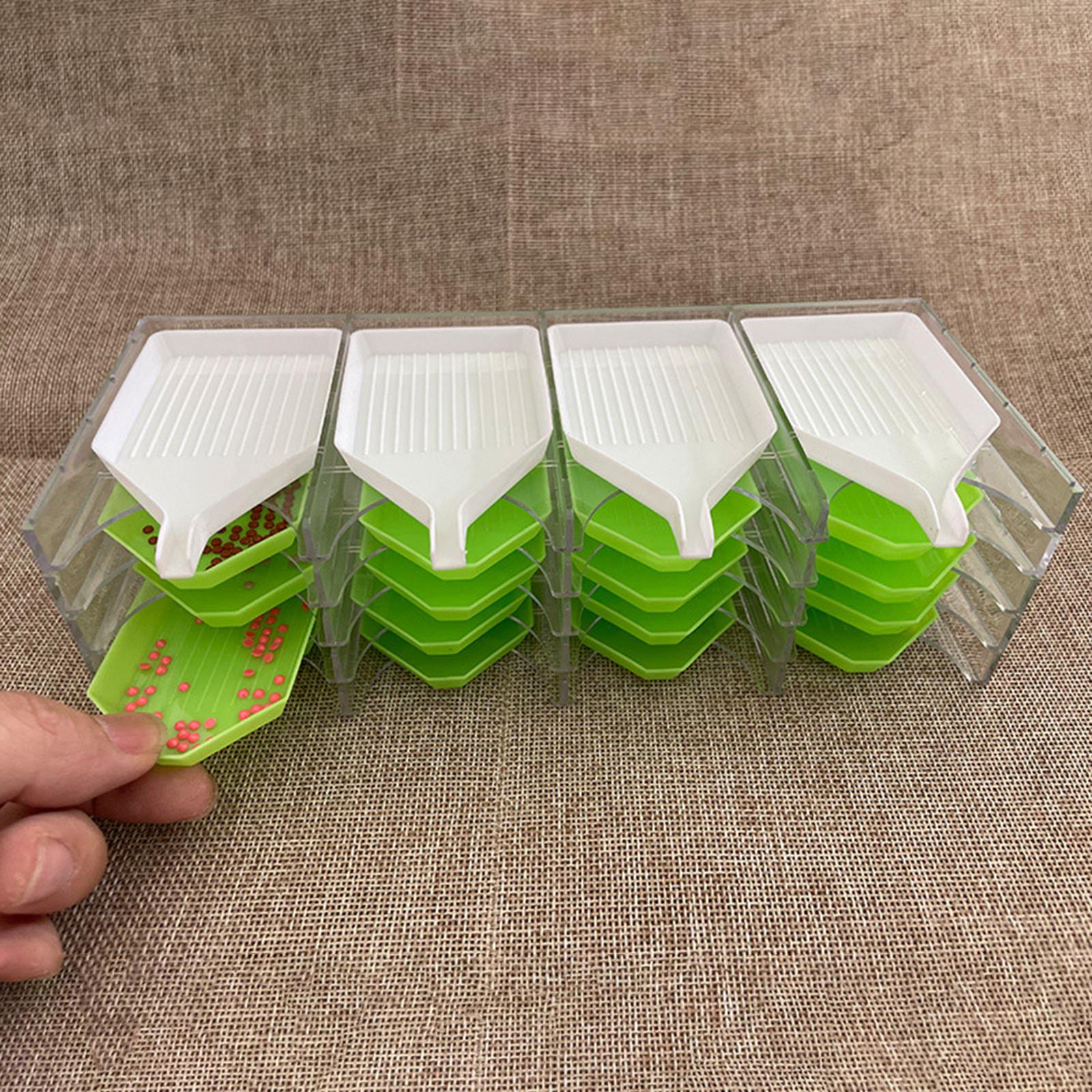 Double Layer Storage Stand with Drill Tray Container for Diamond Painting