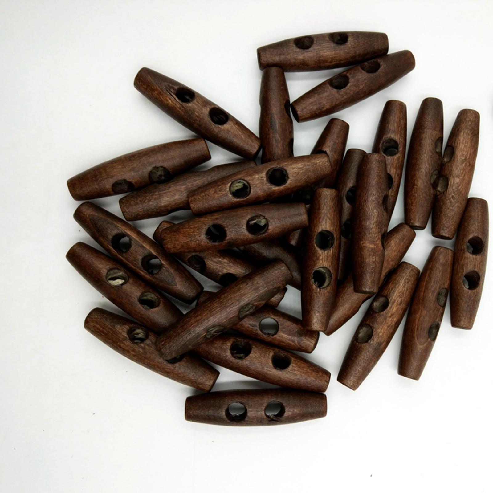Double Hole Olive Shape DIY for Knitting Handcraft 50mm