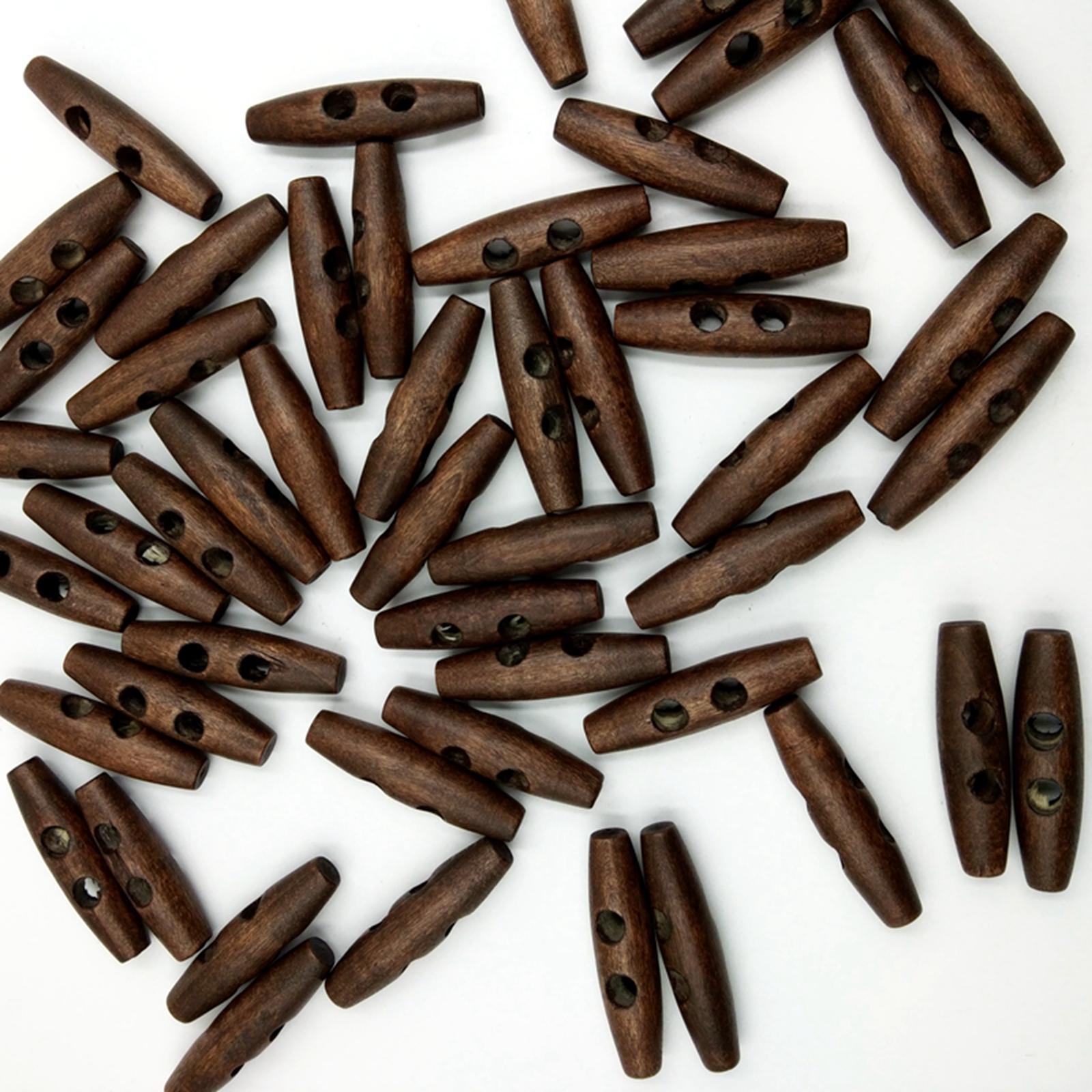 Double Hole Olive Shape DIY for Knitting Handcraft 50mm