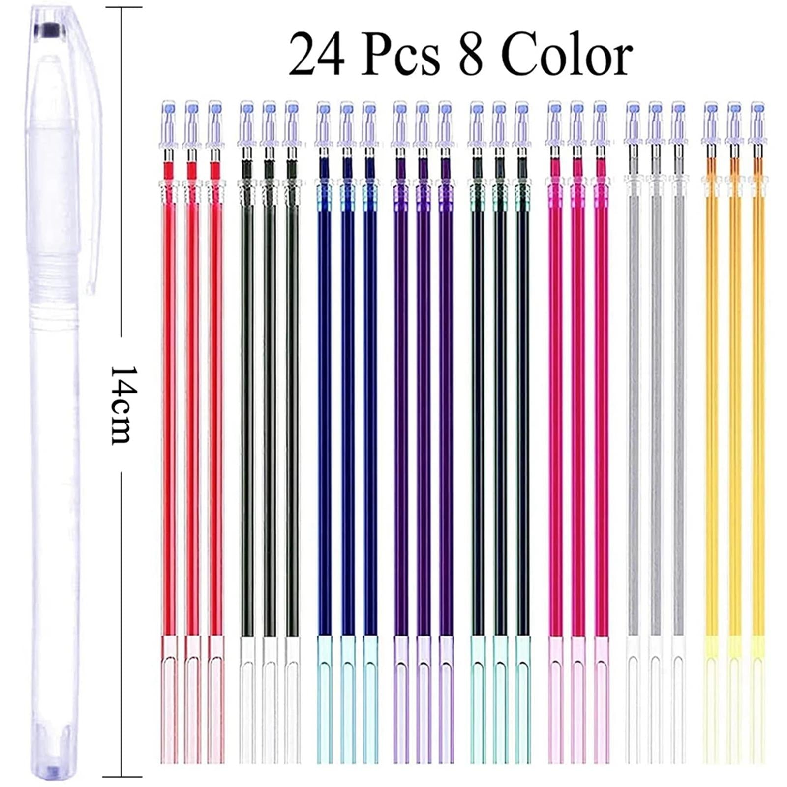 Heat Erasable Pen Refills Fabric Marker Refills Vanishing 24Pieces