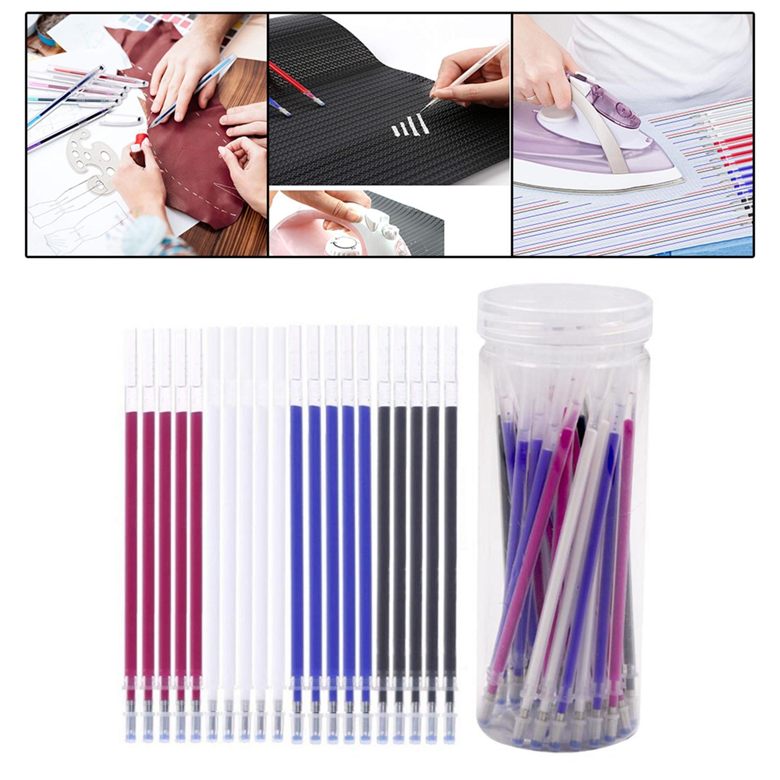 Heat Erasable Pen Refills Fabric Marker Refills Vanishing 50Pieces