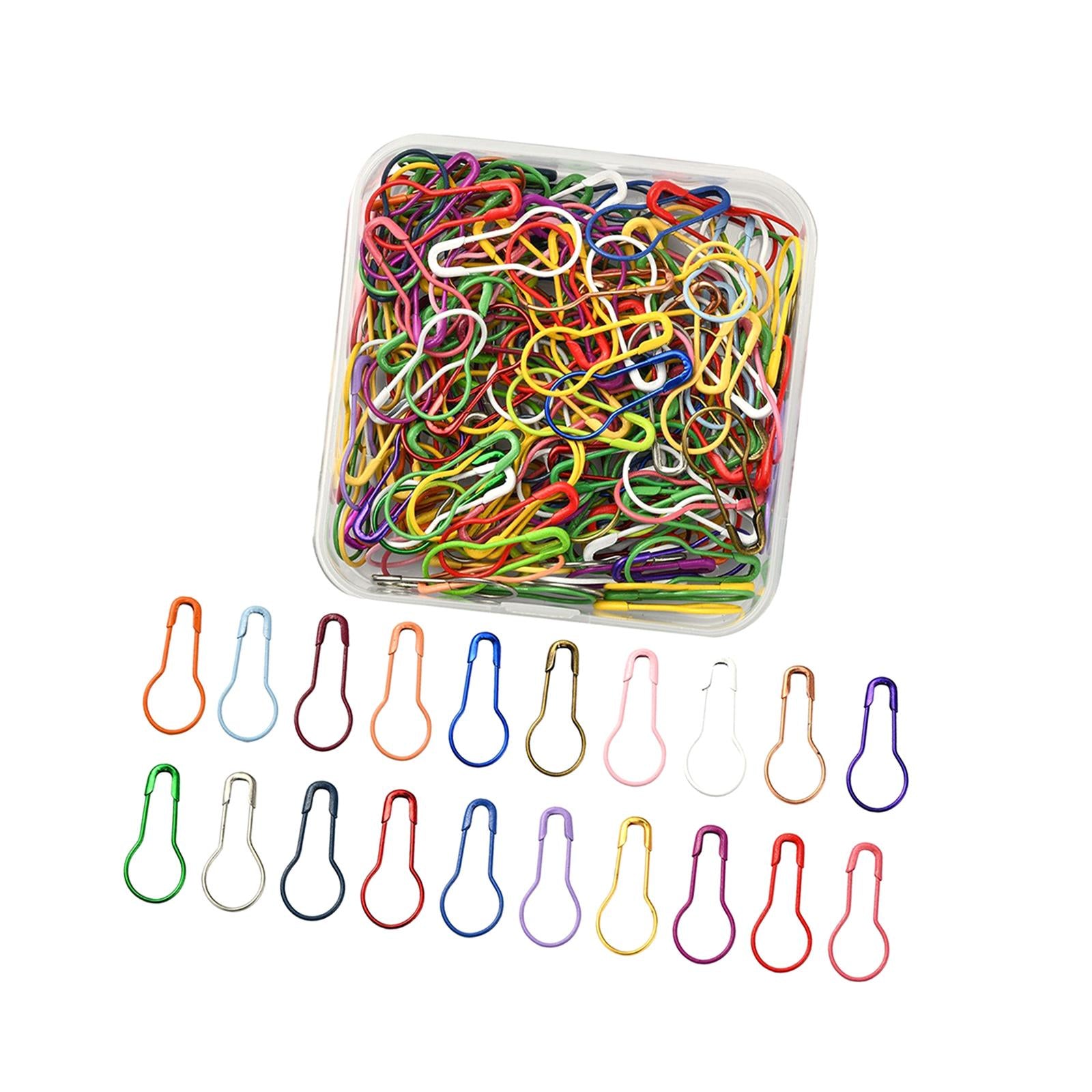 200x Bulb Stitch Markers Knitting Quilt Clothes Crochet Quilting Safety Pins