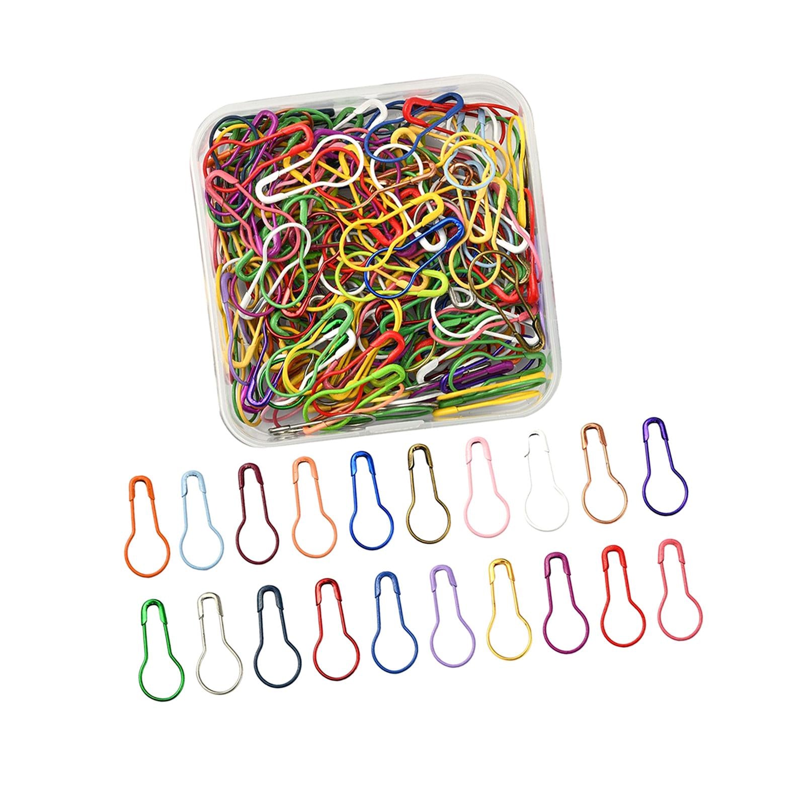 200x Bulb Stitch Markers Knitting Quilt Clothes Crochet Quilting Safety Pins