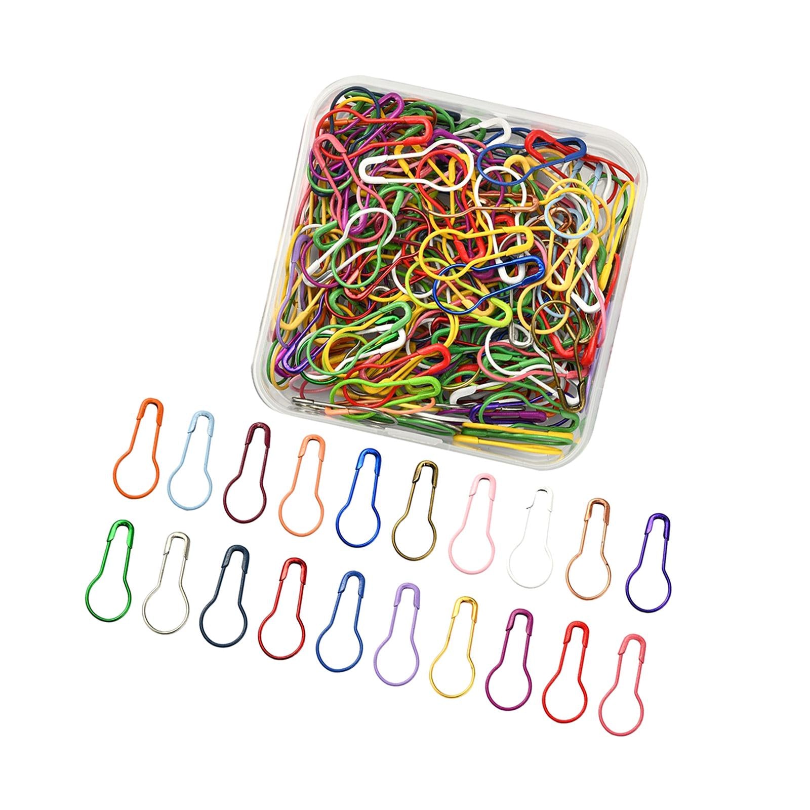 200x Bulb Stitch Markers Knitting Quilt Clothes Crochet Quilting Safety Pins