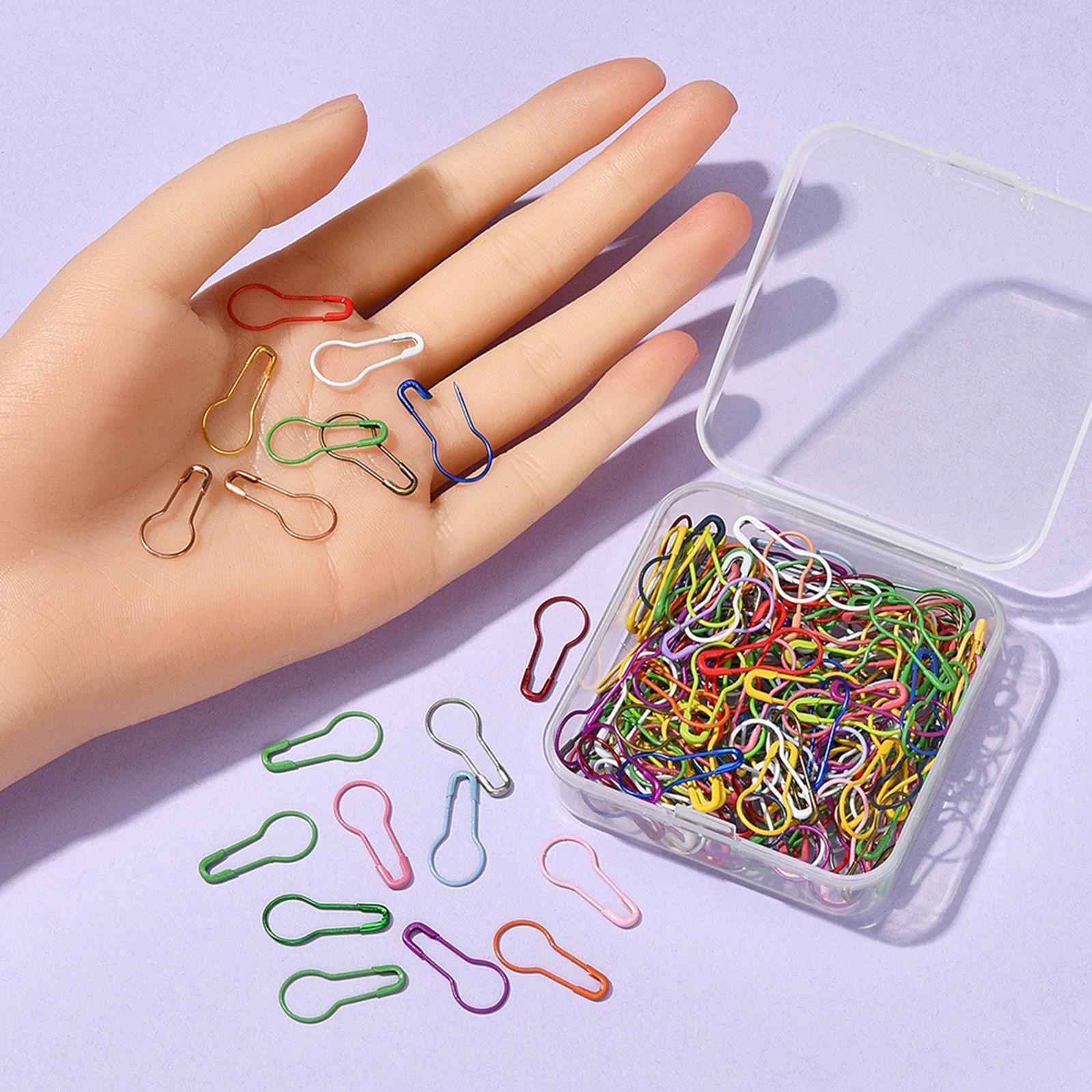200x Bulb Stitch Markers Knitting Quilt Clothes Crochet Quilting Safety Pins