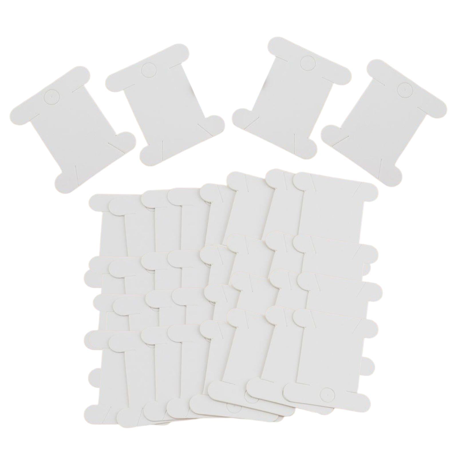 Set of 100 Floss Bobbins Cross Stitch DIY Spool Holder Thread Winding Board