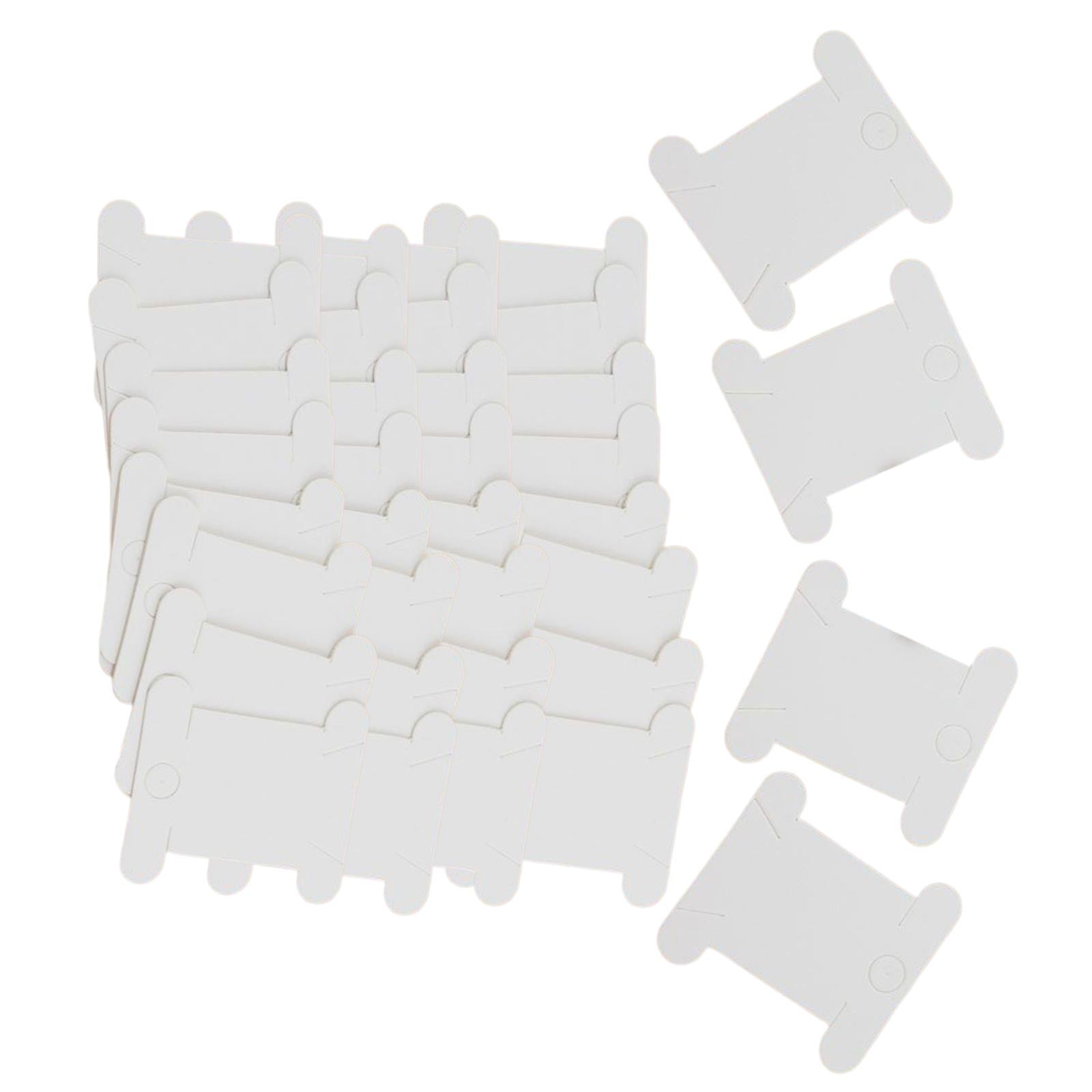 Set of 100 Floss Bobbins Cross Stitch DIY Spool Holder Thread Winding Board