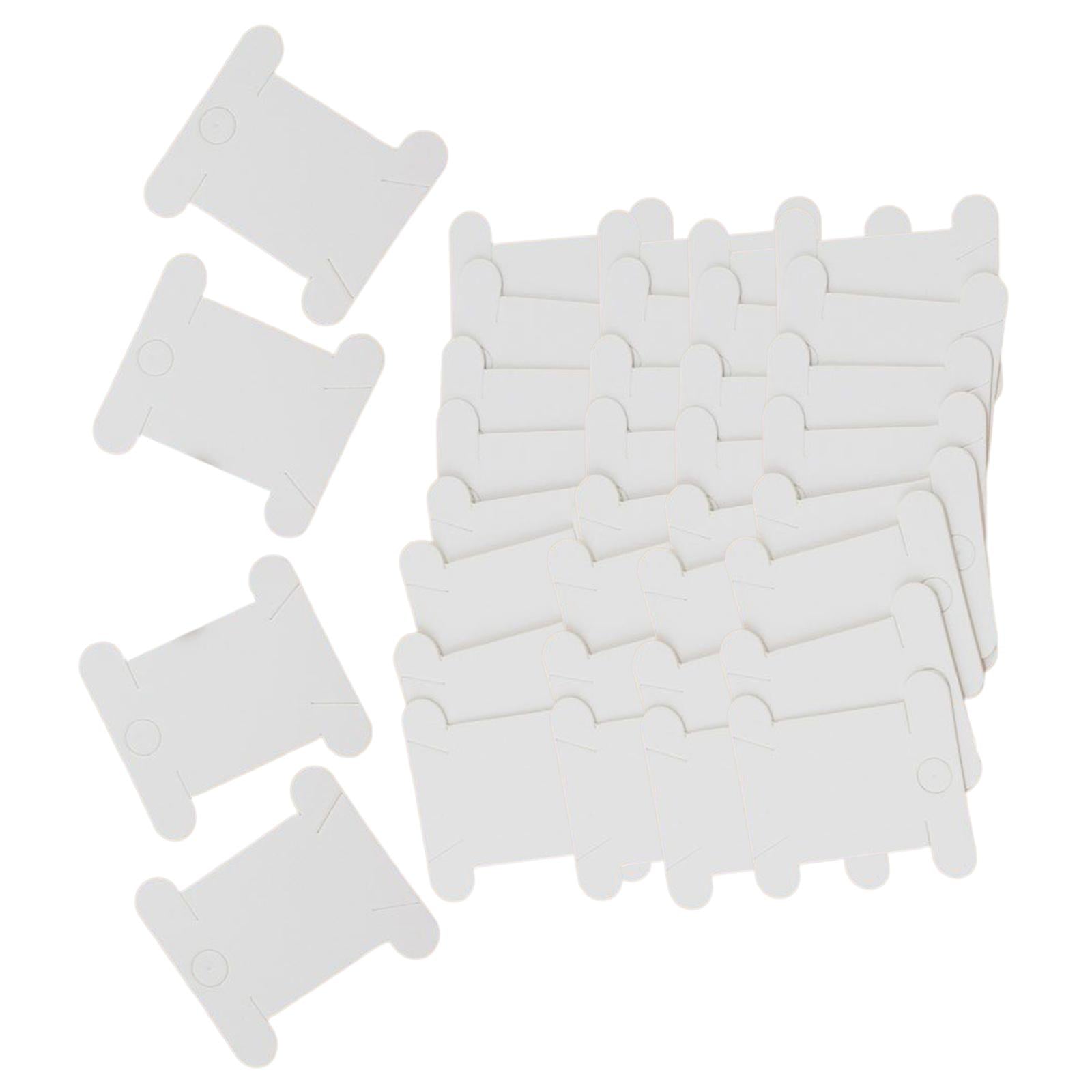Set of 100 Floss Bobbins Cross Stitch DIY Spool Holder Thread Winding Board