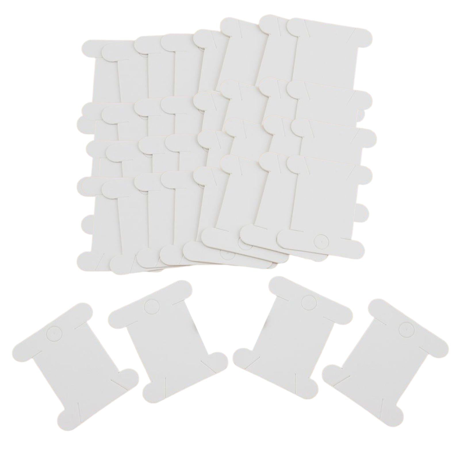 Set of 100 Floss Bobbins Cross Stitch DIY Spool Holder Thread Winding Board
