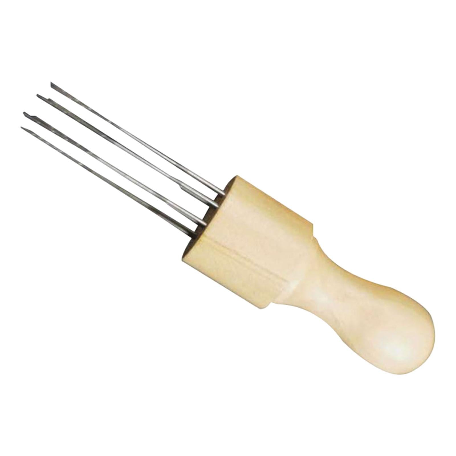Embroidery Pen Punch Needle Tools Gourd Shape with 8 Needles Patchwork Craft