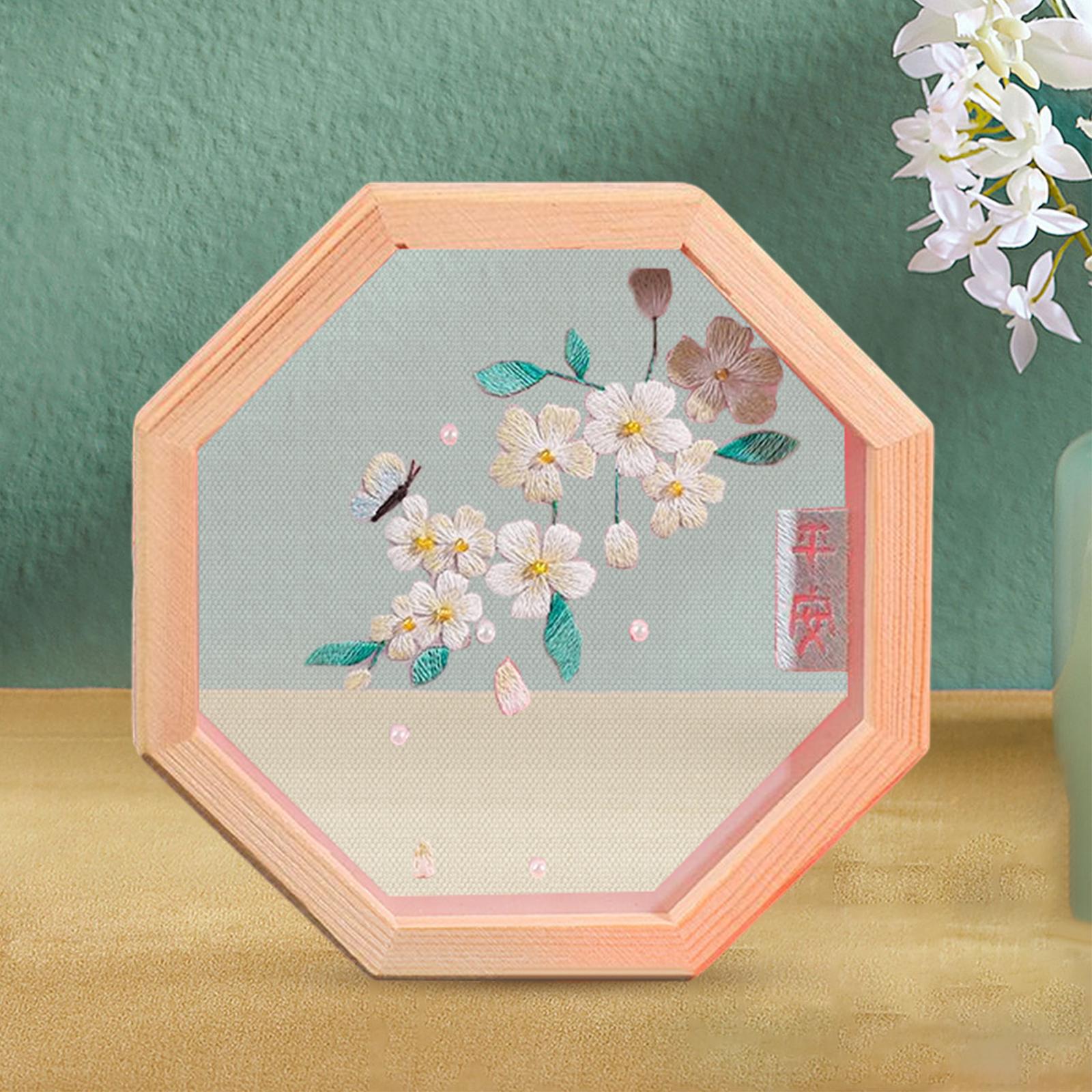 Embroidery Beginner Kits Cross Stitch Kits with Patterns Home Decor StyleD