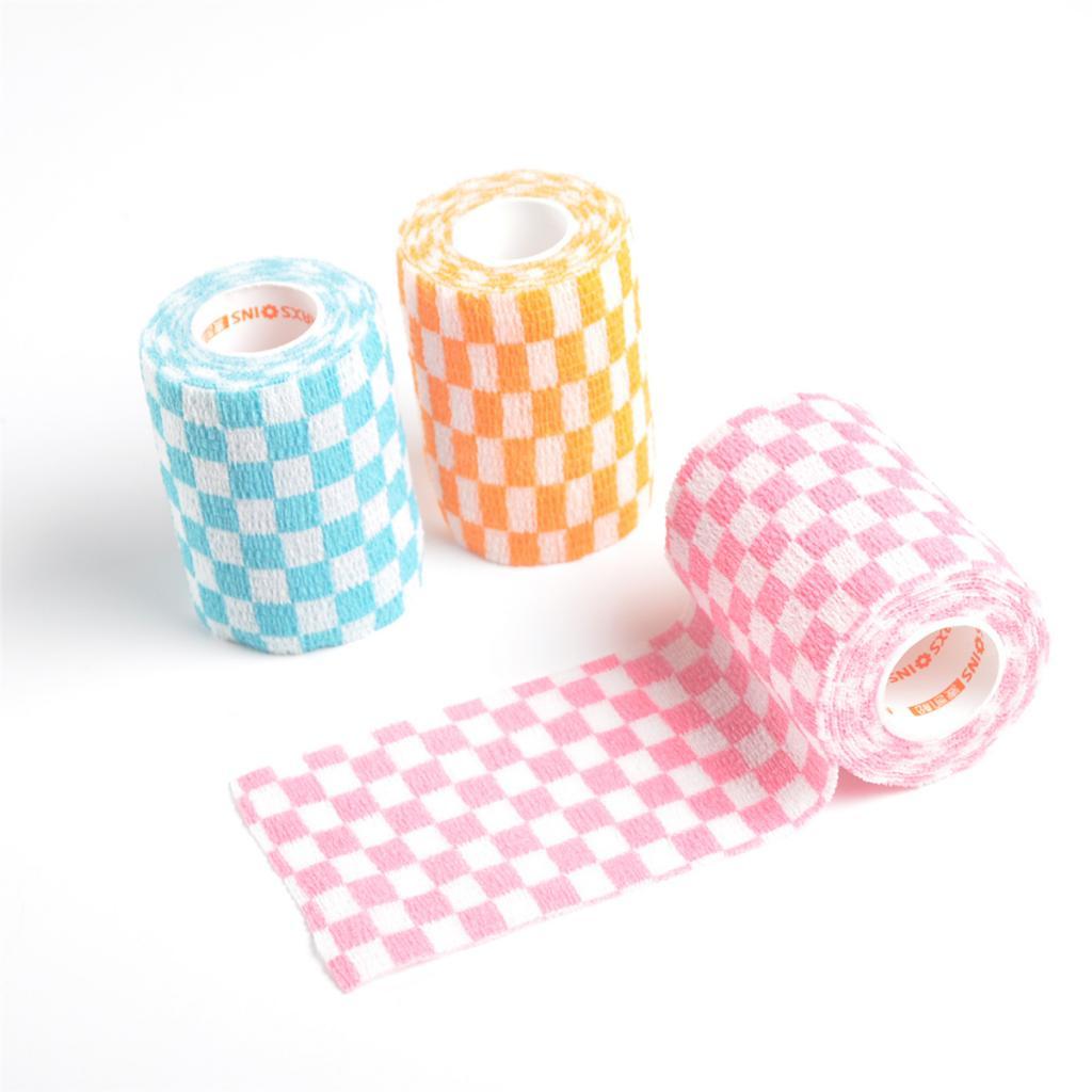Elastic Non Woven Self Adhesive Cohesive Wrap Bandage Tape 3 Inch Pink
