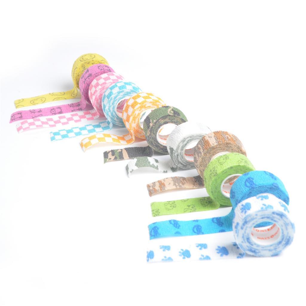 Elastic Non Woven Self Adhesive Cohesive Wrap Bandage Tape 1 Inch Pink