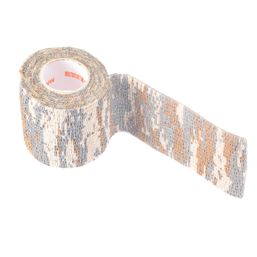 Camouflage Non Woven Self Adhesive Cohesive Wrap Bandage Tape 2 Inch Desert