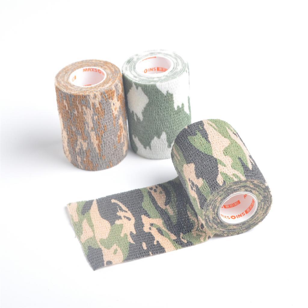 Camouflage Non Woven Self Adhesive Cohesive Wrap Bandage Tape 4 Inch Jungle
