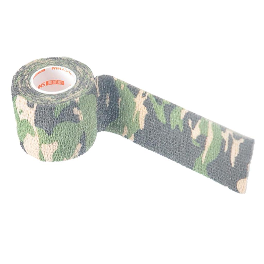 Camouflage Non Woven Self Adhesive Cohesive Wrap Bandage Tape 2 Inch Jungle