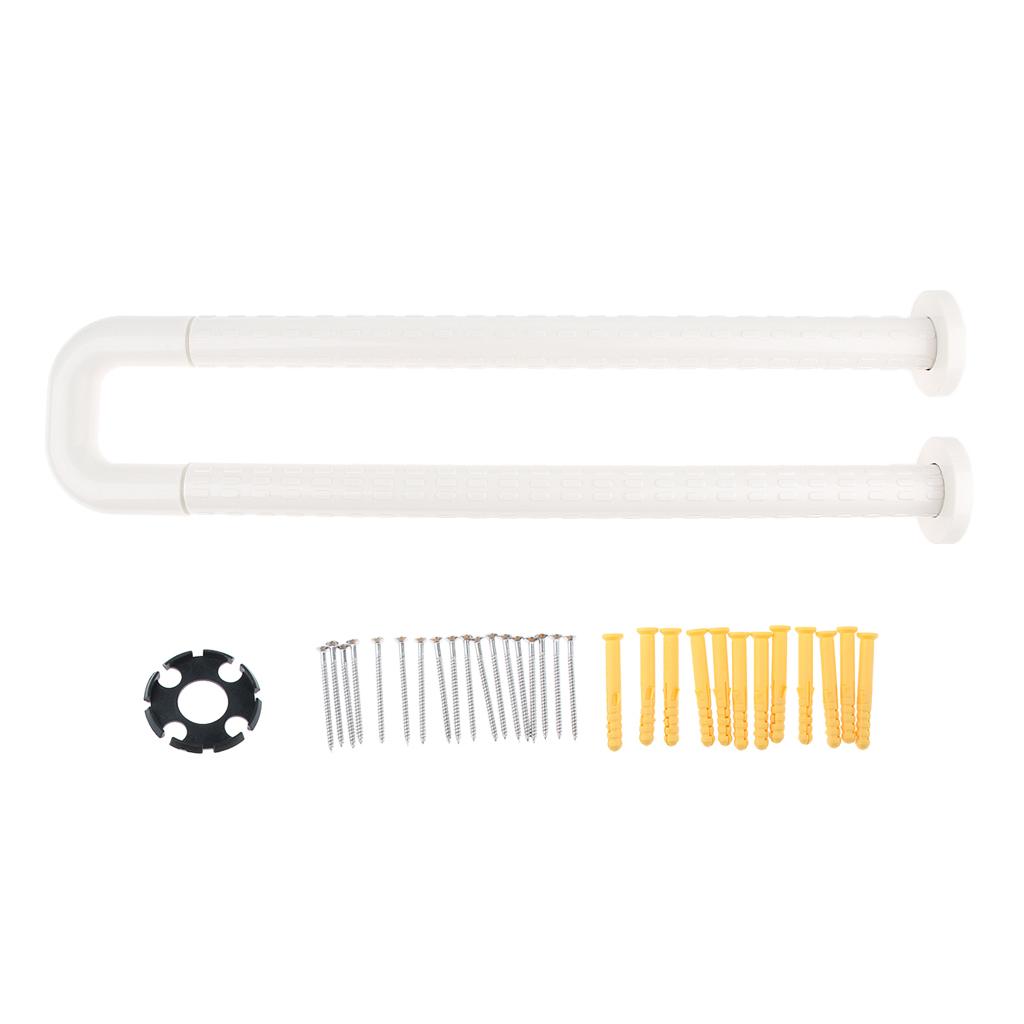 Bathroom Shower Toilets Bath Tub Washbasin Grab Bar Safety Handrail White