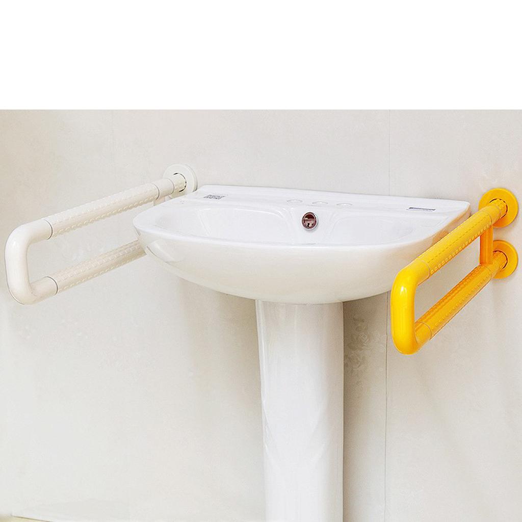 Bathroom Shower Toilets Bath Tub Washbasin Grab Bar Safety Handrail White