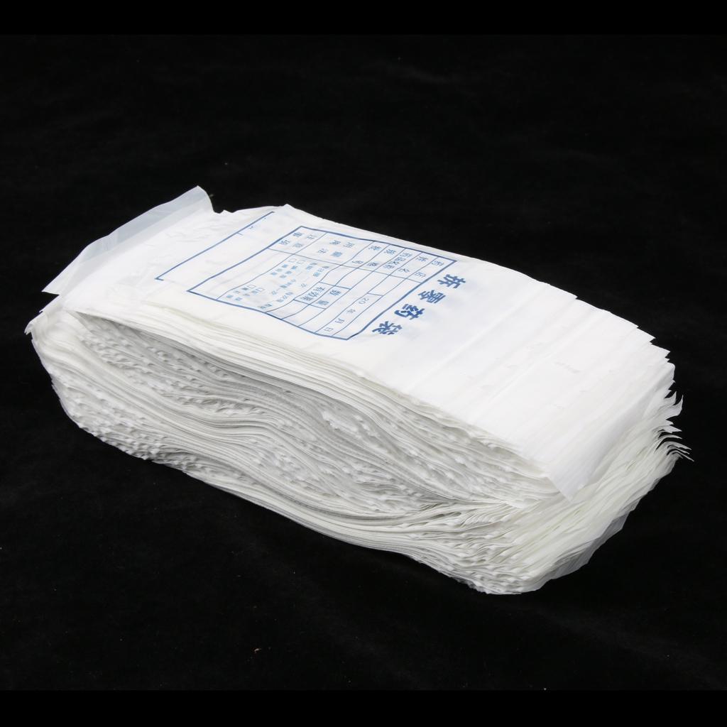 100 Pieces Reclosable Small Pill Storage Container Bag For Medicine Write On