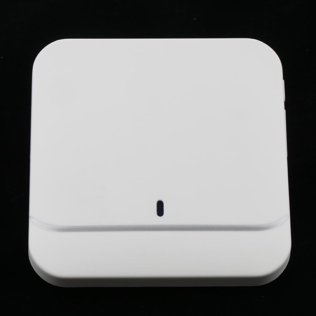 White Portable Wireless Caregiver Pager Alert with Call Button Kit US Plug