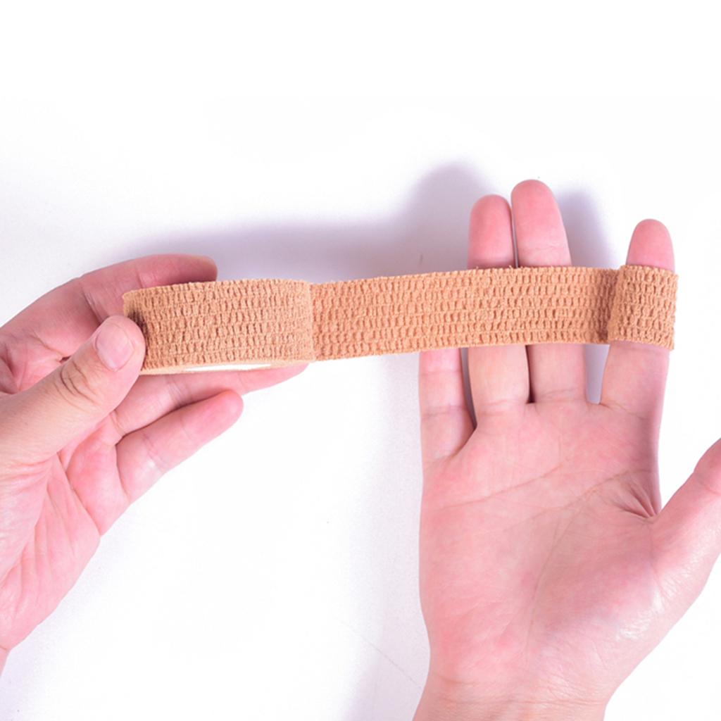 Sports Self Adherent Wrap Pet Dog Cat Wound Cohesive Bandage 5cm White