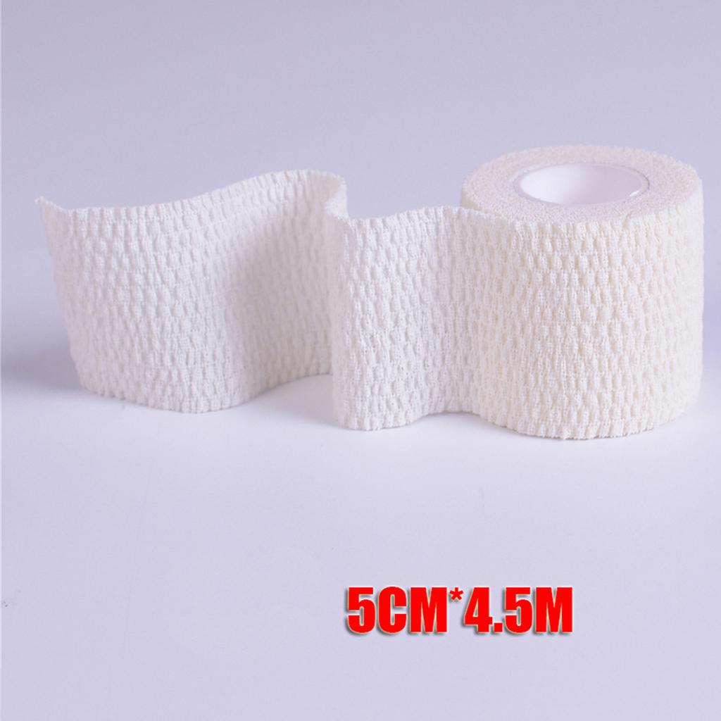 Sports Self Adherent Wrap Pet Dog Cat Wound Cohesive Bandage 5cm White
