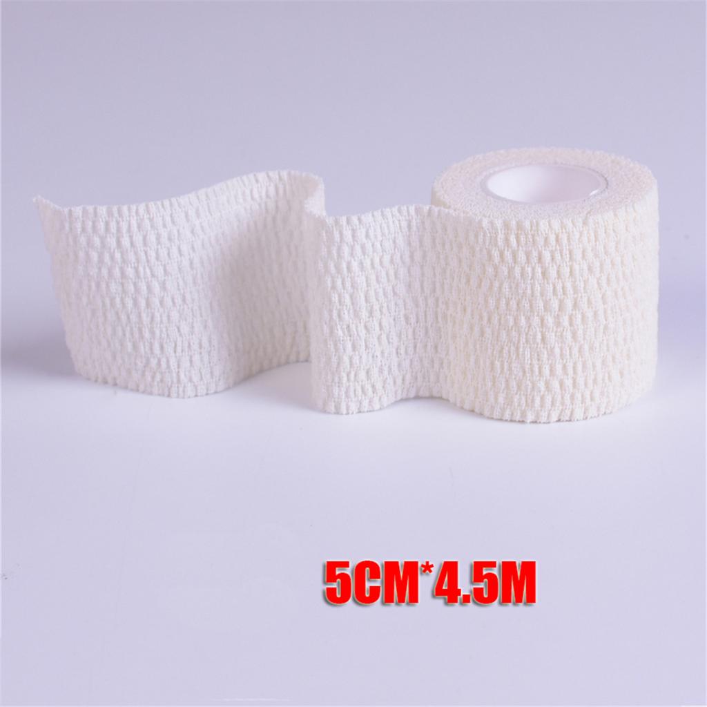 Sports Self Adherent Wrap Pet Dog Cat Wound Cohesive Bandage 5cm White
