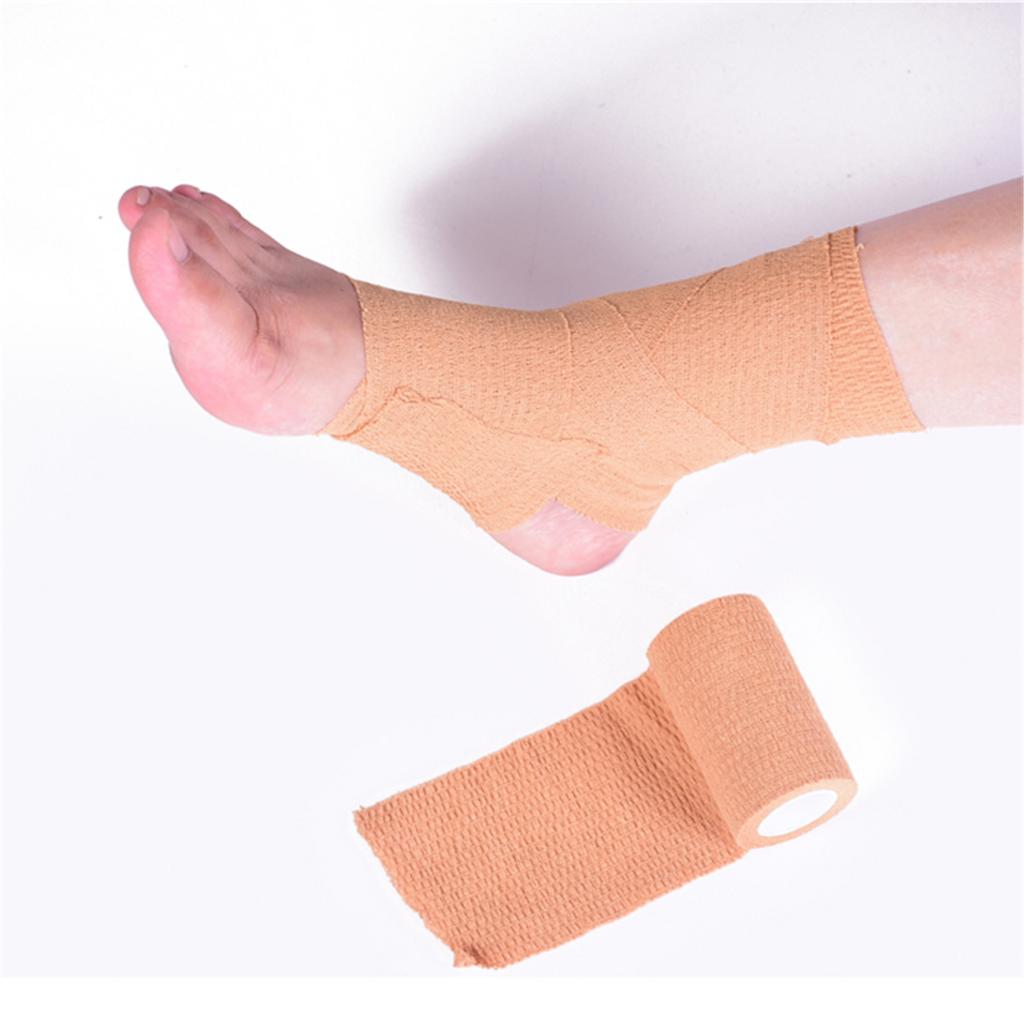 Sports Self Adherent Wrap Pet Dog Cat Wound Cohesive Bandage 7.5cm White
