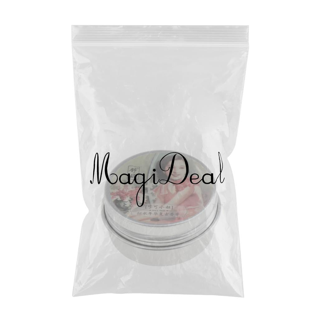 Women Vintage Solid Fragrance Balm Perfume Vanishing Moisturising Cream 15g 04