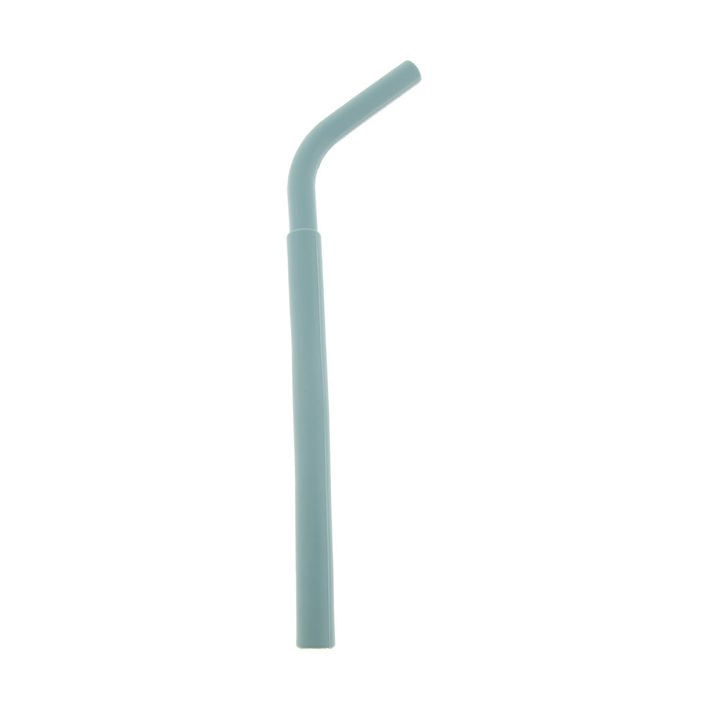 6x Silicone Flexible Reusable Straight Bendy Drinking Straws + Brush Set 01