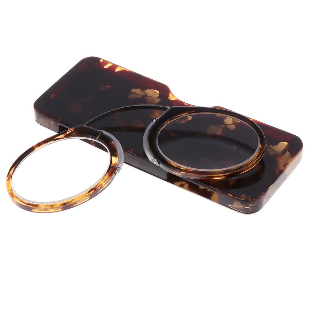 Nose Clip Eyeglasses Nose Resting Armless Pinching Reading Glasses 1.5