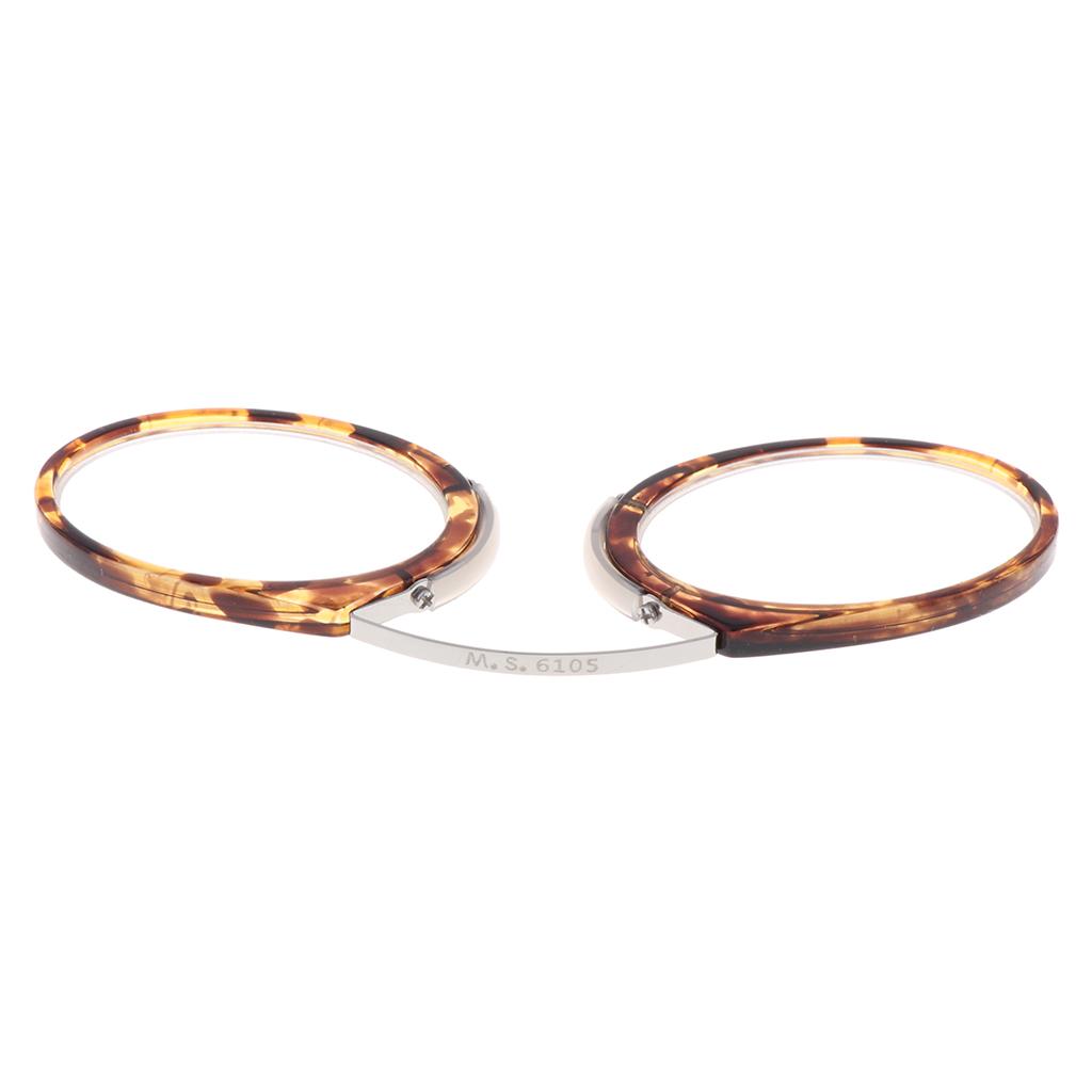 Nose Clip Eyeglasses Nose Resting Armless Pinching Reading Glasses 2.5